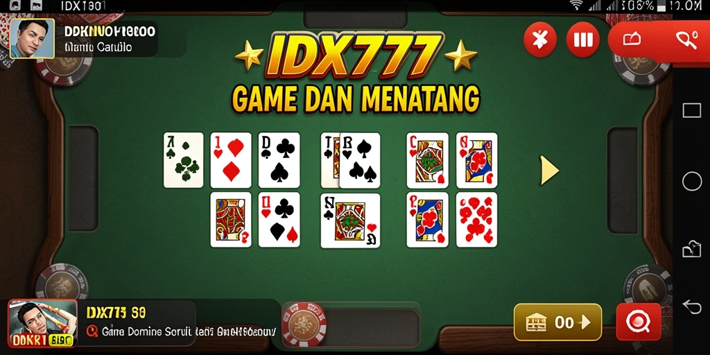 Tampilan gameplay menarik dan menantang dari IDX777.