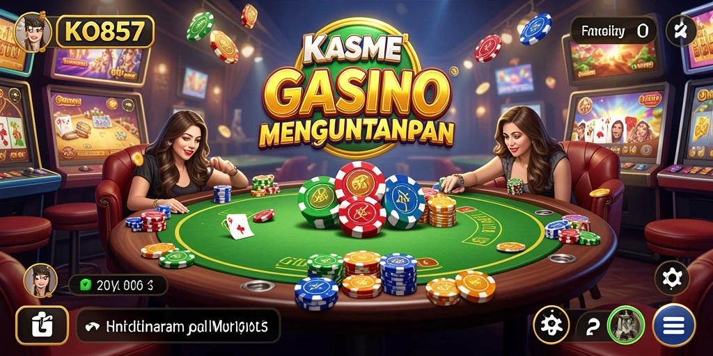 Tampilan gameplay menawan dalam game Kasino KO857.