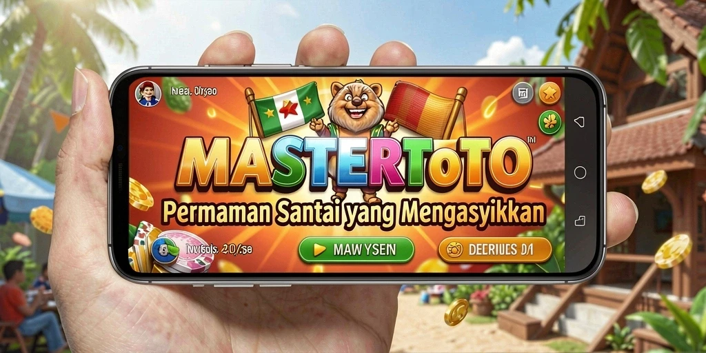 Tampilan gameplay MASTERTOTO yang penuh warna dan menarik.