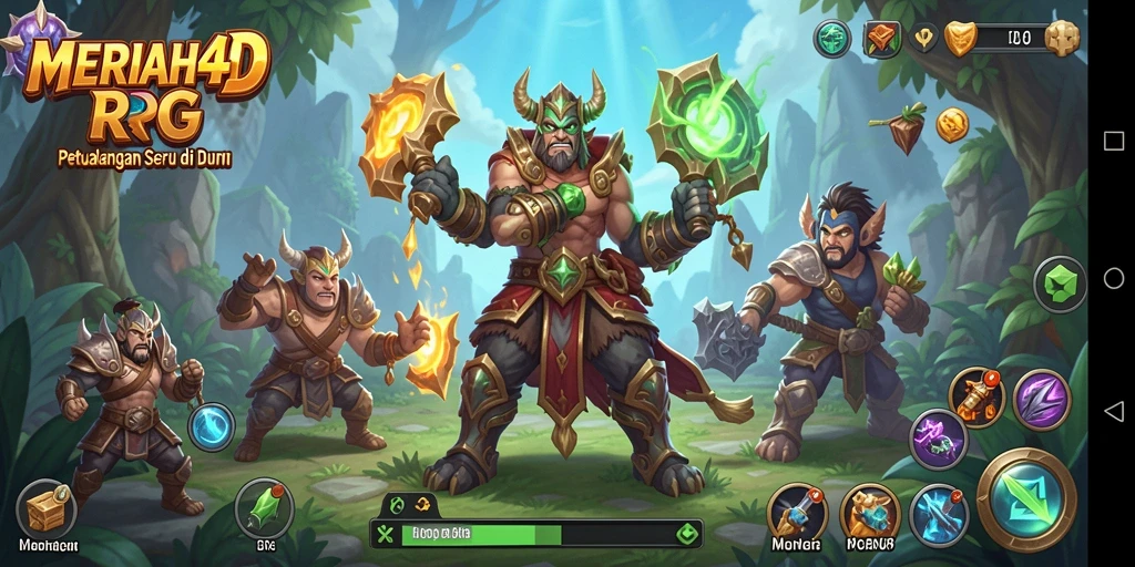 Tampilan gameplay MERIAH4D yang menarik dalam dunia RPG.