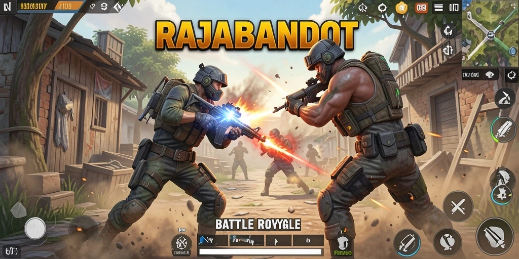 Gameplay menarik RAJABANDOT dengan pertempuran seru.