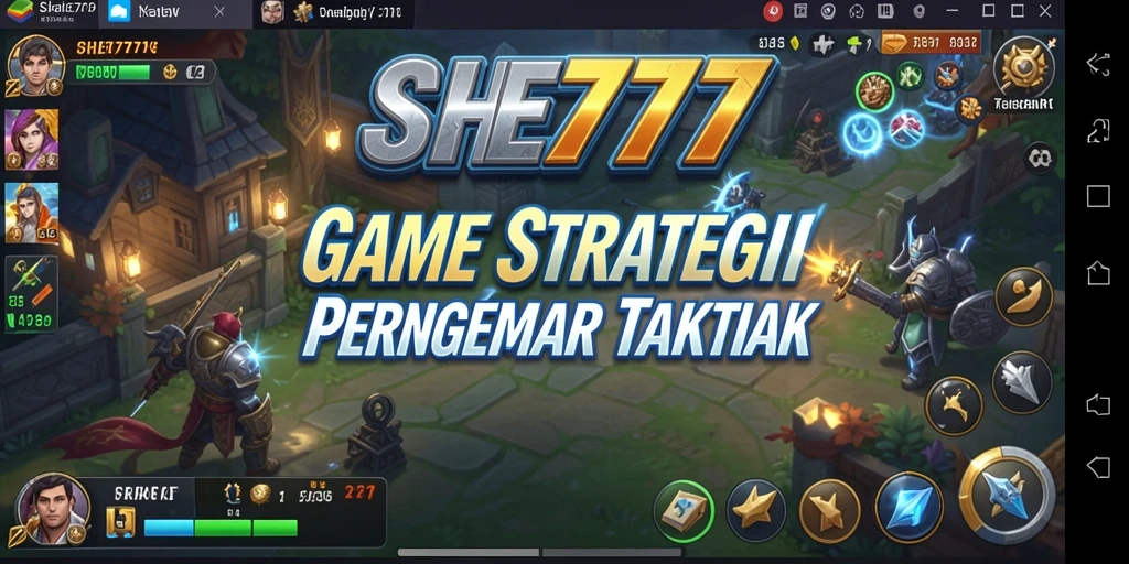 Tampilan gameplay SHE777 yang strategis dan penuh taktik.