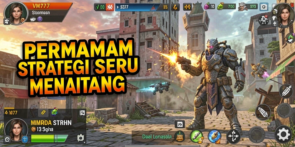 Tampilan gameplay VM777 yang seru dalam pertempuran strategi.
