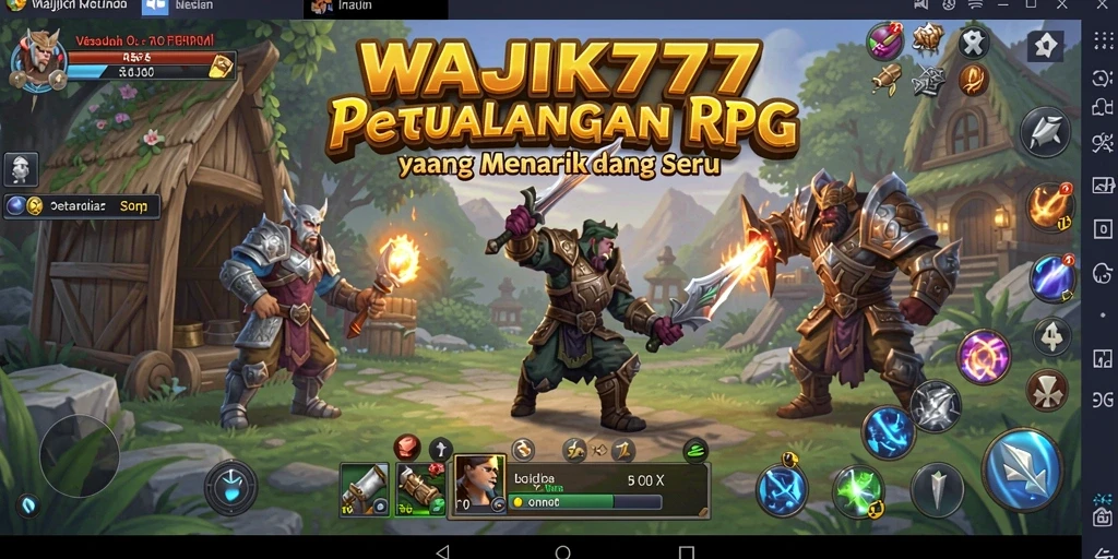 Tampilan gameplay RPG yang menarik di WAJIK777.