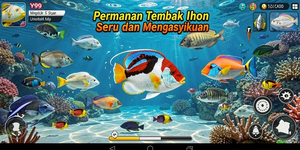 Gameplay seru dalam Y89 dengan aksi tembak ikan yang mendebarkan.